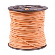 Faux Leather Suede cord 3mm - Orange